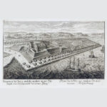 "PROSPECT der INSUL welche mitten in der See lieget oder die sogenannte ADOLPHUS Burg./ Plan du l'Isle, au milieu du Lac, nomme Aolphsbourg"